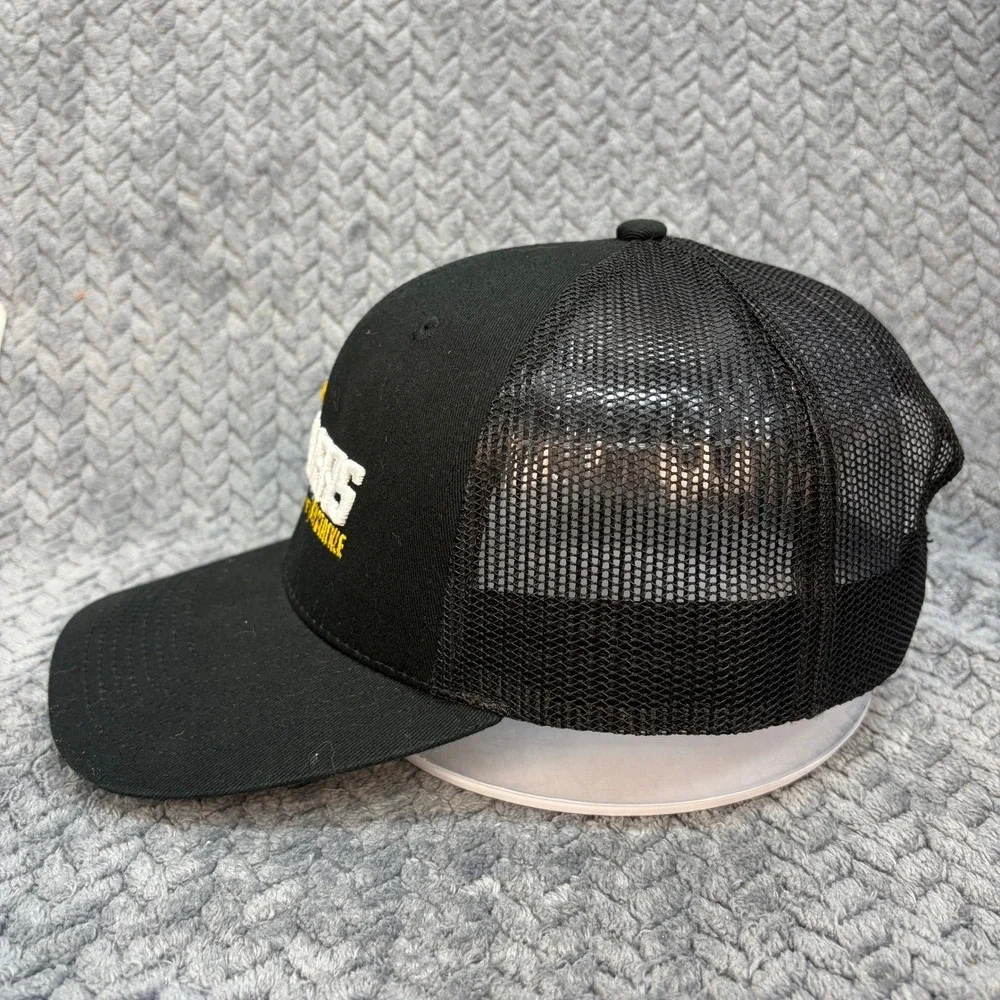 Outdoor Cap OC771 3 Rivers Fly & Tackle Wasilla Alaska Trucker Hat Black Mesh